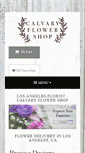 Mobile Screenshot of calvaryflowershop.com